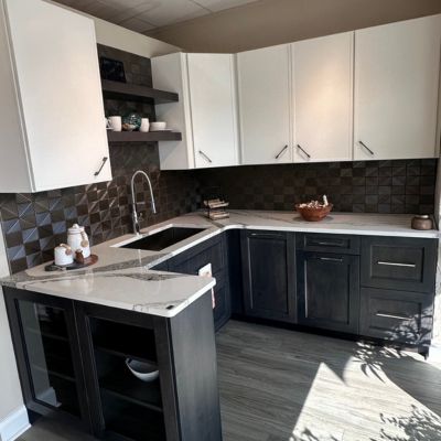 Coastal Cabinets kitchen cabinet display